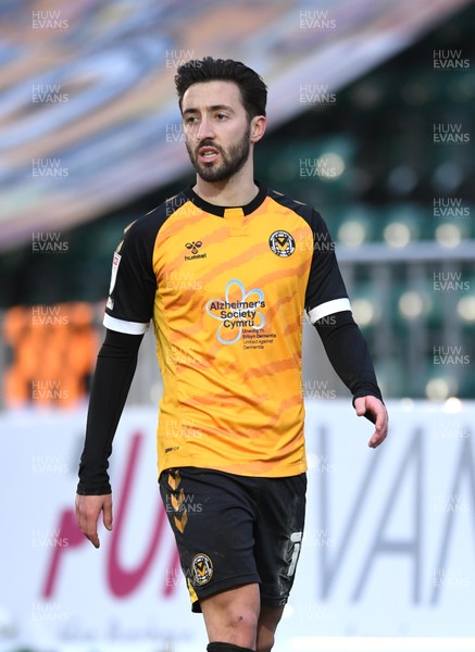 160121 - Newport County v Salford City - SkyBet League 2 - Josh Sheehan of Newport County walks to the dressing room after being shown a red card