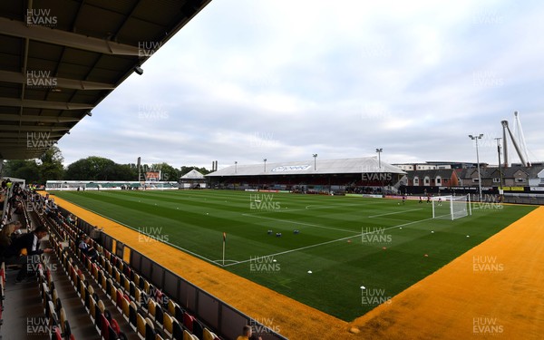 250821 - Newport County v Southampton - Carabao Cup - A general view of Rodney Parade ahead of kick off