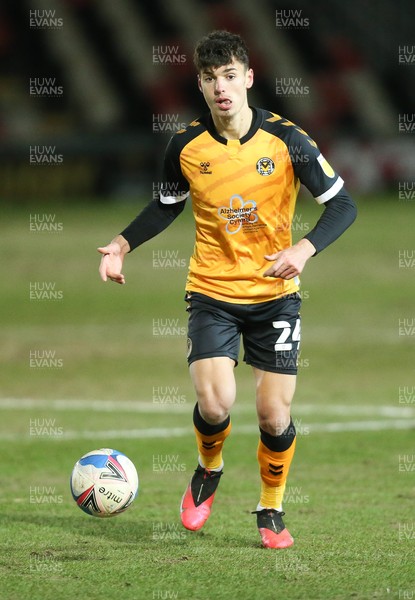 090221 - Newport County v Southend United, Sky Bet League 2 - Jack Evans of Newport County