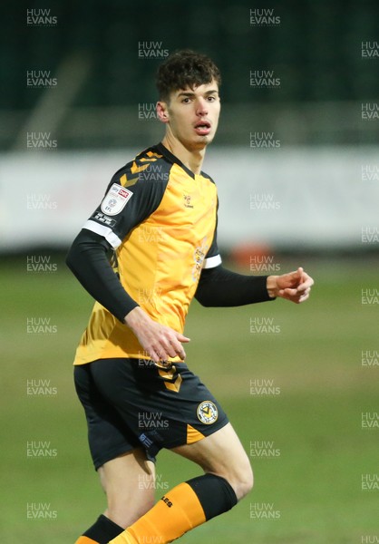 090221 - Newport County v Southend United, Sky Bet League 2 - Jack Evans of Newport County