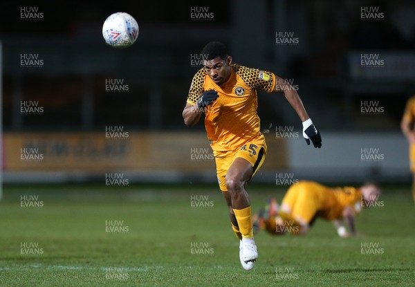 141219 - Newport County v Stevenage - SkyBet League Two - Tristan Abrahams of Newport County