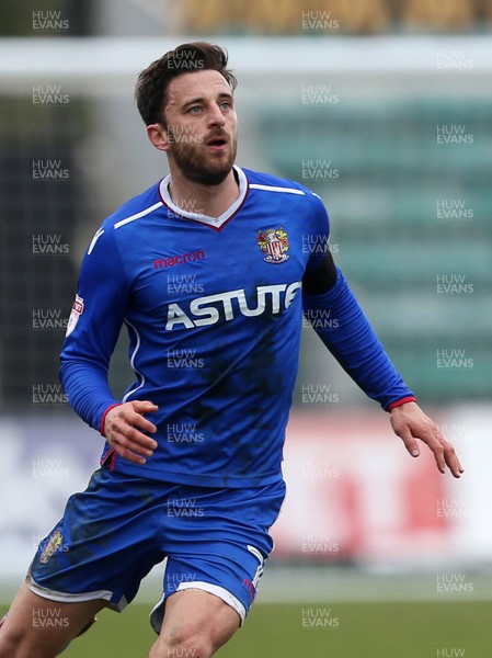 070418 - Newport County v Stevenage FC - SkyBet League Two - Goal scorer Chris Whelpdale of Stevenage