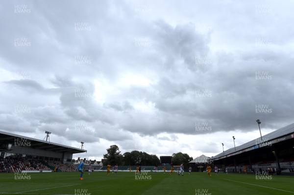 280718 - Newport County v Stoke City Under 23s - Preseason Friendly - Storm clouds over Rodney Parade