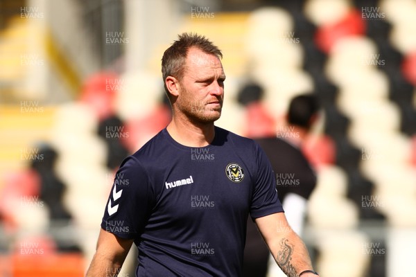 050920 - Newport County vs Swansea City - EFL Carabao Cup - Round 1 -  Manager of Newport County Michael Flynn