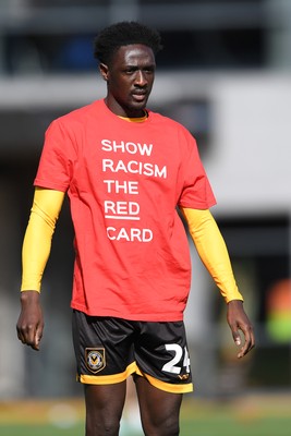 041025 - Newport County v Swindon Town - Sky Bet League 2 - Nathan Opoku of Newport County