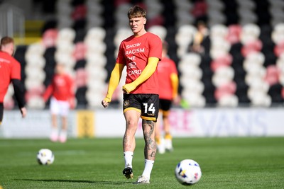 041025 - Newport County v Swindon Town - Sky Bet League 2 - Kai Whitmore of Newport County