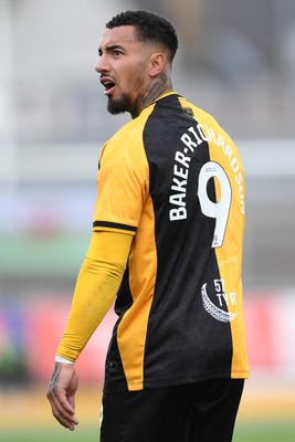041025 - Newport County v Swindon Town - Sky Bet League 2 - Courtney Baker-Richardson of Newport County