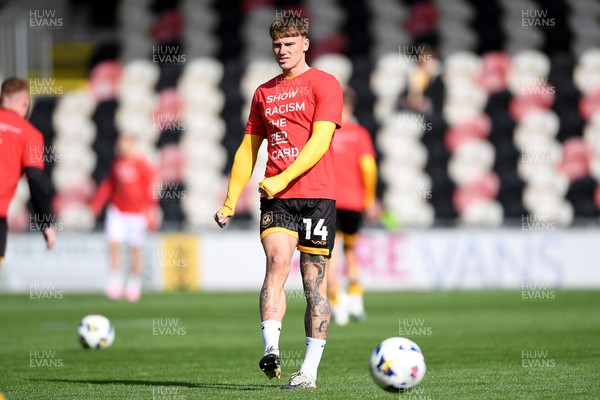 041025 - Newport County v Swindon Town - Sky Bet League 2 - Kai Whitmore of Newport County