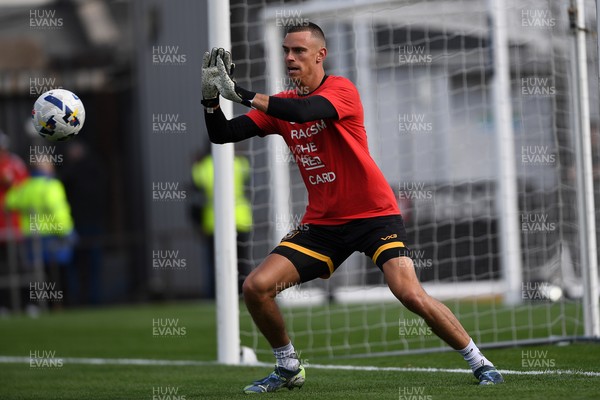 041025 - Newport County v Swindon Town - Sky Bet League 2 - Nik Tzanev of Newport County