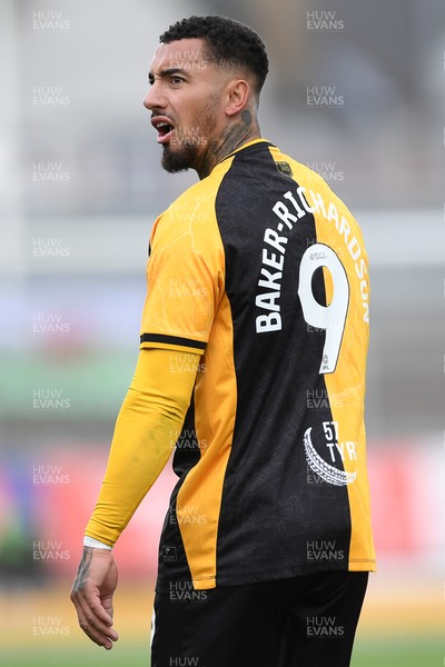 041025 - Newport County v Swindon Town - Sky Bet League 2 - Courtney Baker-Richardson of Newport County