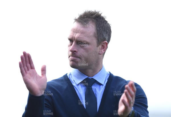 140418 - Newport County v Swindon Town - SkyBet League 2 - Newport County manager Michael Flynn