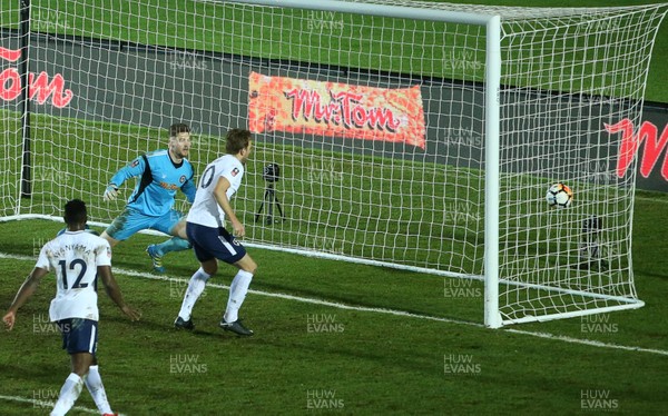 270118 - Newport County v Tottenham Hotspur - FA Cup - Harry Kane of Tottenham Hotspur scores a goal
