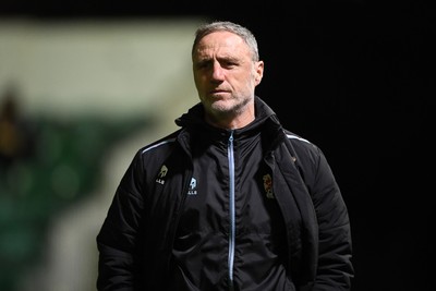 030326 - Newport County v Tranmere Rovers - Sky Bet League 2 - Andy Crosby, Tranmere Manager