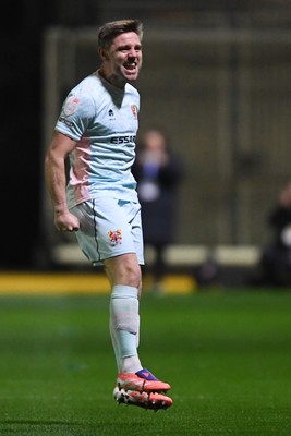 030326 - Newport County v Tranmere Rovers - Sky Bet League 2 - Sam Finley of Tranmere celebrates scoring a goal