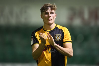 030326 - Newport County v Tranmere Rovers - Sky Bet League 2 - Tom Davies of Newport County