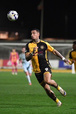 030326 - Newport County v Tranmere Rovers - Sky Bet League 2 - Courtney Baker-Richardson of Newport County