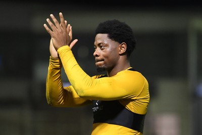 030326 - Newport County v Tranmere Rovers - Sky Bet League 2 - Bobby Kamwa of Newport County