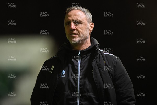030326 - Newport County v Tranmere Rovers - Sky Bet League 2 - Andy Crosby, Tranmere Manager