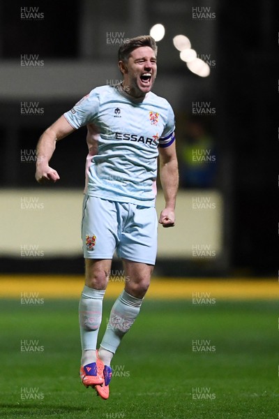 030326 - Newport County v Tranmere Rovers - Sky Bet League 2 - Sam Finley of Tranmere celebrates scoring a goal
