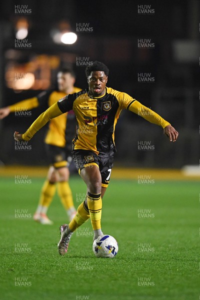 030326 - Newport County v Tranmere Rovers - Sky Bet League 2 - Bobby Kamwa of Newport County