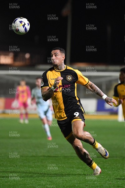 030326 - Newport County v Tranmere Rovers - Sky Bet League 2 - Courtney Baker-Richardson of Newport County