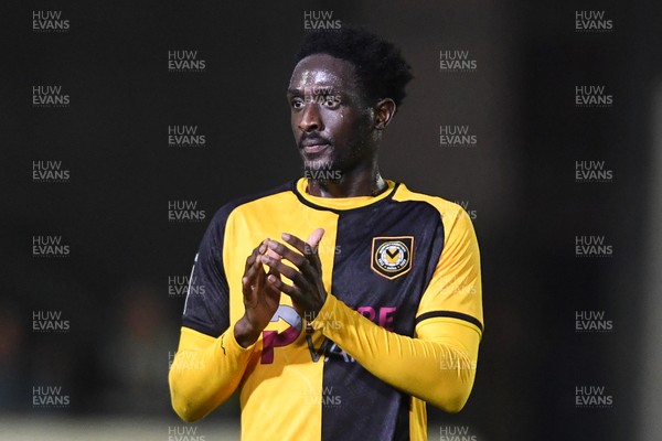 030326 - Newport County v Tranmere Rovers - Sky Bet League 2 - Nathan Opoku of Newport County