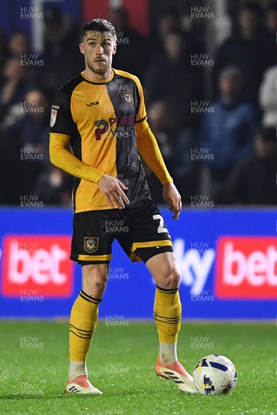 030326 - Newport County v Tranmere Rovers - Sky Bet League 2 - Ryan Delaney of Newport County