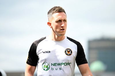 030525 - Newport County v Tranmere Rovers - Sky Bet League 2 - Newport County Interim Manager Dafydd Williams