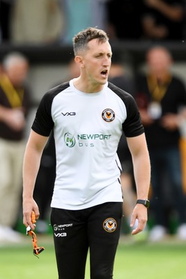 030525 - Newport County v Tranmere Rovers - Sky Bet League 2 - Newport County Interim Manager Dafydd Williams