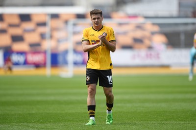 030525 - Newport County v Tranmere Rovers - Sky Bet League 2 - Oliver Greaves of Newport County