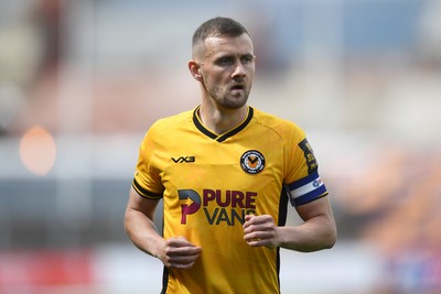030525 - Newport County v Tranmere Rovers - Sky Bet League 2 - Shane McLoughlin of Newport County