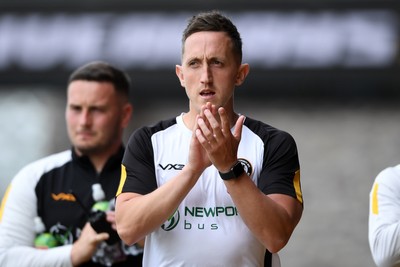 030525 - Newport County v Tranmere Rovers - Sky Bet League 2 - Newport County Interim Manager Dafydd Williams