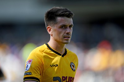 030525 - Newport County v Tranmere Rovers - Sky Bet League 2 - Dejected Oliver Greaves of Newport County at full time