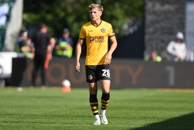 030525 - Newport County v Tranmere Rovers - Sky Bet League 2 - Tom Davies of Newport County