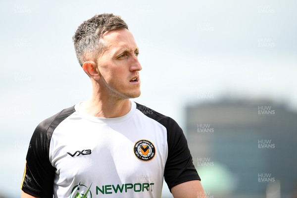 030525 - Newport County v Tranmere Rovers - Sky Bet League 2 - Newport County Interim Manager Dafydd Williams
