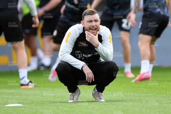 030525 - Newport County v Tranmere Rovers - Sky Bet League 2 - Newport Player Liaison Officer Mark O’Brien