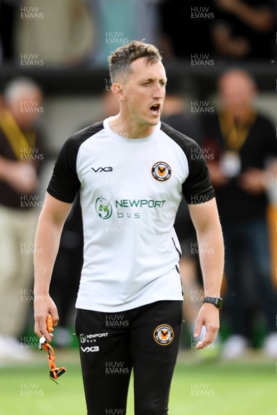 030525 - Newport County v Tranmere Rovers - Sky Bet League 2 - Newport County Interim Manager Dafydd Williams