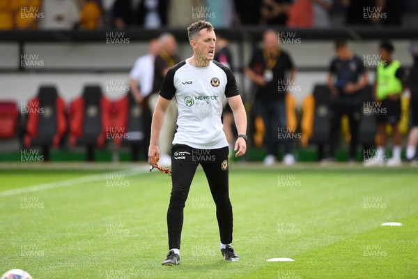 030525 - Newport County v Tranmere Rovers - Sky Bet League 2 - Newport County Interim Manager Dafydd Williams