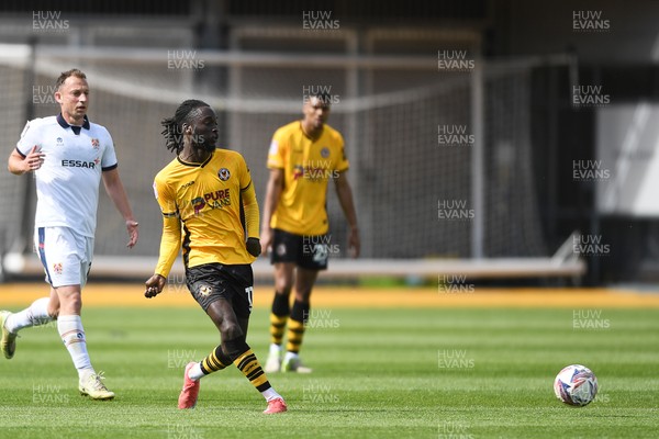030525 - Newport County v Tranmere Rovers - Sky Bet League 2 - Cameron Antwi of Newport County