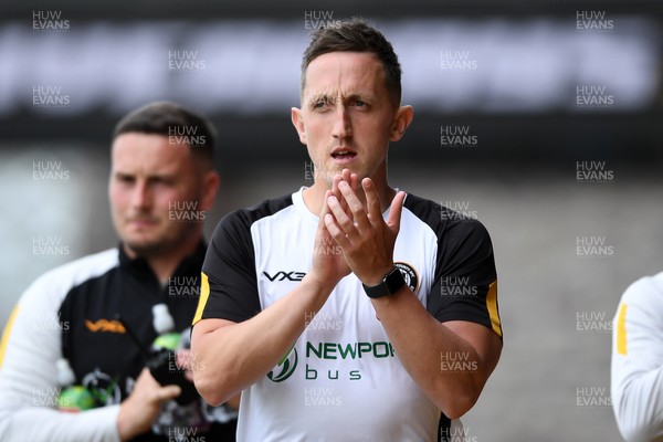 030525 - Newport County v Tranmere Rovers - Sky Bet League 2 - Newport County Interim Manager Dafydd Williams