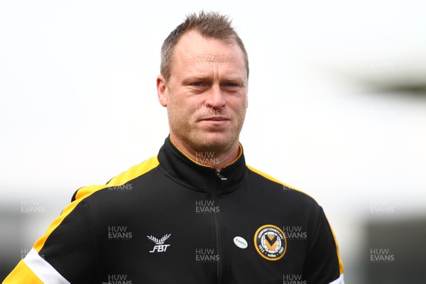 060419 Newport County v Tranmere Rovers - Sky Bet League 2 - Manager of Newport County Michael Flynn  