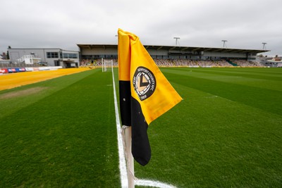 130424 - Newport County v Tranmere Rovers - Sky Bet League 2 -  General view inside Rodney Parade before today’s game