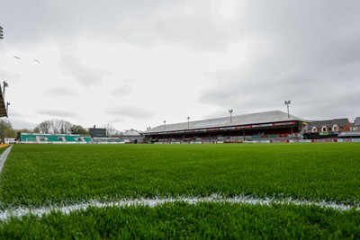 130424 - Newport County v Tranmere Rovers - Sky Bet League 2 -  General view inside Rodney Parade before today’s game