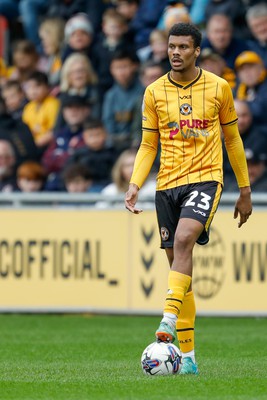 130424 - Newport County v Tranmere Rovers - Sky Bet League 2 -  Kyle Jameson of Newport County