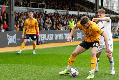 130424 - Newport County v Tranmere Rovers - Sky Bet League 2 -  Seb Palmer-Houlden of Newport County