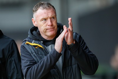 130424 - Newport County v Tranmere Rovers - Sky Bet League 2 -  Newport County Manager Graham Coughlan 