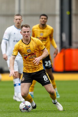 130424 - Newport County v Tranmere Rovers - Sky Bet League 2 -  Bryn Morris of Newport County