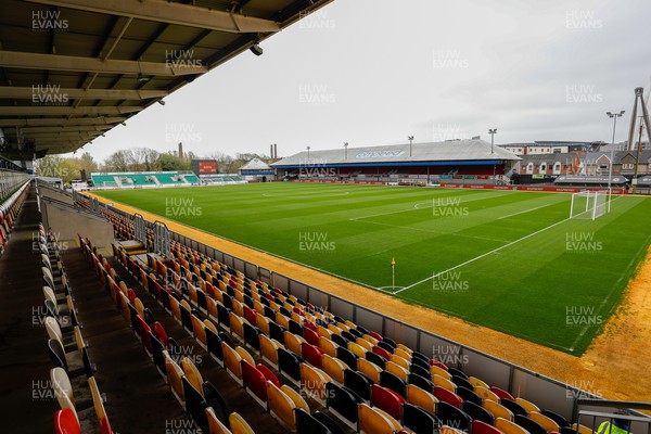 130424 - Newport County v Tranmere Rovers - Sky Bet League 2 -  General view inside Rodney Parade before today’s game