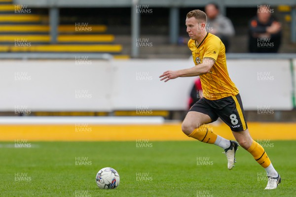 130424 - Newport County v Tranmere Rovers - Sky Bet League 2 -  Bryn Morris of Newport County