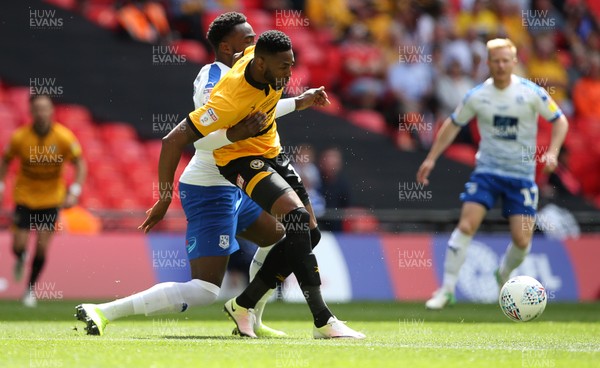 250519 - Newport County v Tranmere Rovers - SkyBet League Two Play-off Final - Jamille Matt of Newport County